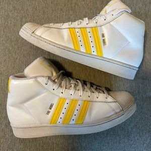 Adidas Pro Model Yellow Sneaker 10.5